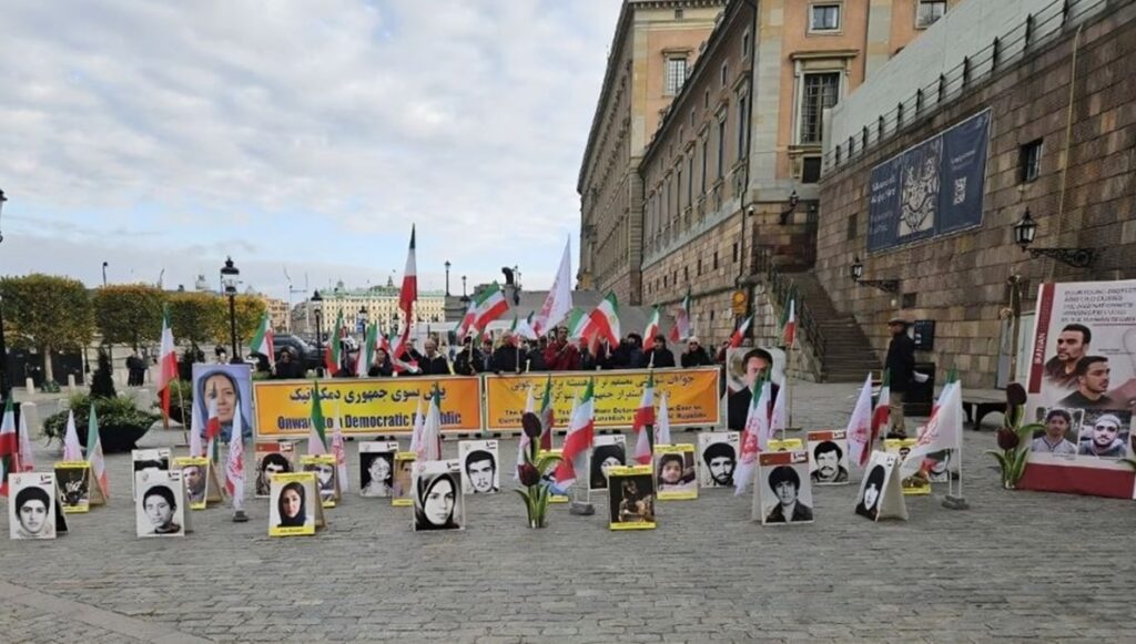 دعم لحملة لا للإعدامات في إيران بقيادة مريم رجوي: مظاهرات في بوخارست وستوكهولم