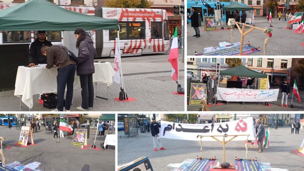 مظاهرات في جميع أنحاء أوروبا دعمًا لدعوة مريم رجوي ضد الإعدامات في إيران