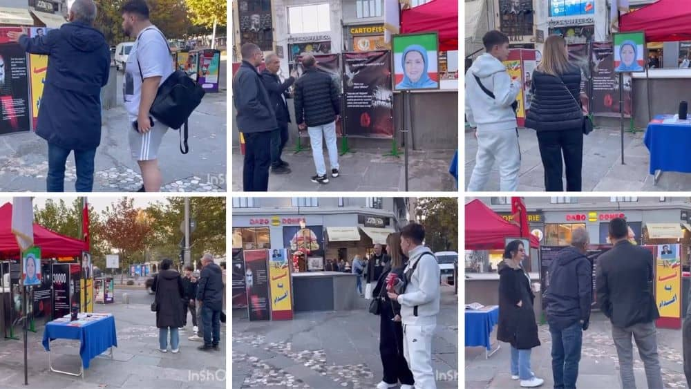 دعم لحملة لا للإعدامات في إيران بقيادة مريم رجوي: مظاهرات في بوخارست وستوكهولم