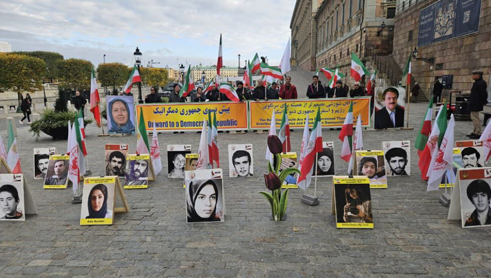 دعم لحملة لا للإعدامات في إيران بقيادة مريم رجوي: مظاهرات في بوخارست وستوكهولم