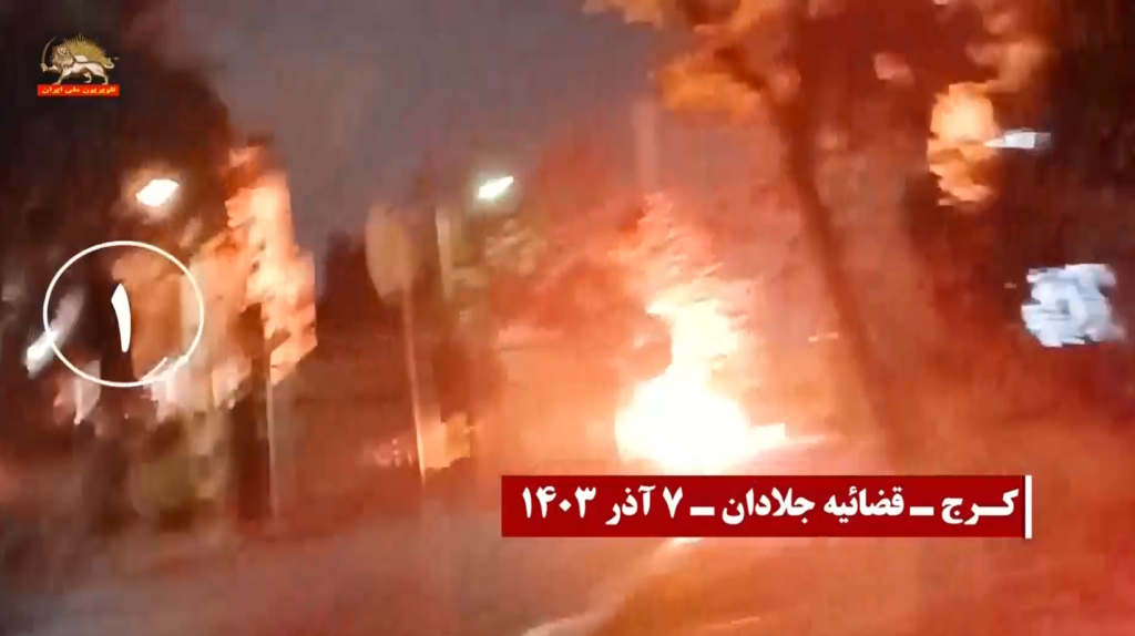 شباب الانتفاضة يضرمون النار في مراكز قمعية للنظام في عدة مدن بإيران