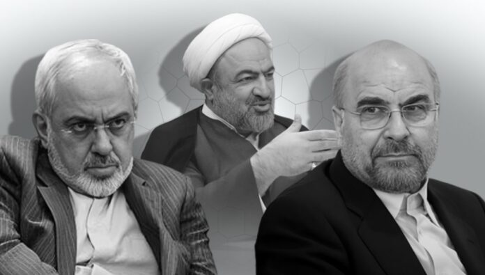 تكالب الذئاب في قمة النظام الإيراني: قاليباف يقول إن تعيين ظريف في حكومة بزشكيان غير قانوني