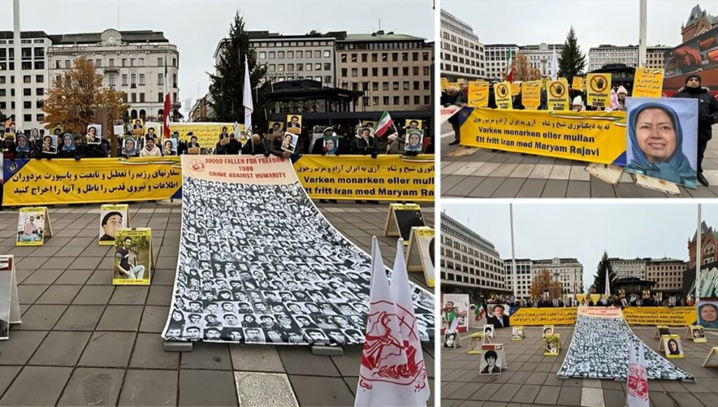معرض وطاولة كتب في ستوكهولم وكوبنهاجن يعززان التضامن مع شهداء انتفاضة نوفمبر 2019 في إيران