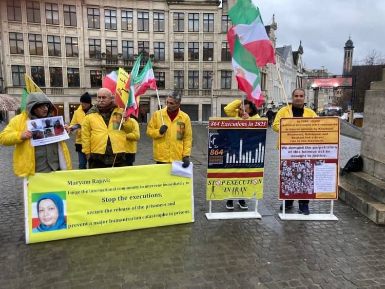 تظاهرات الإيرانيين عشية اليوم العالمي لحقوق الإنسان