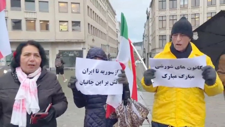 تظاهرات الإيرانيين عشية اليوم العالمي لحقوق الإنسان