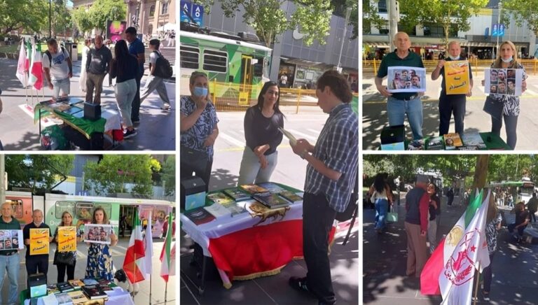 فعاليات انصار مجاهدي خلق في ألمانيا وفرنسا وأستراليا وبريطانيا لإدانة انتهاك حقوق الإنسان في إيران