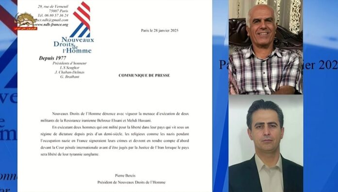 منظمة حقوق الإنسان الفرنسية تدين أحكام الإعدام ضد السجناء السياسيين الإيرانيين