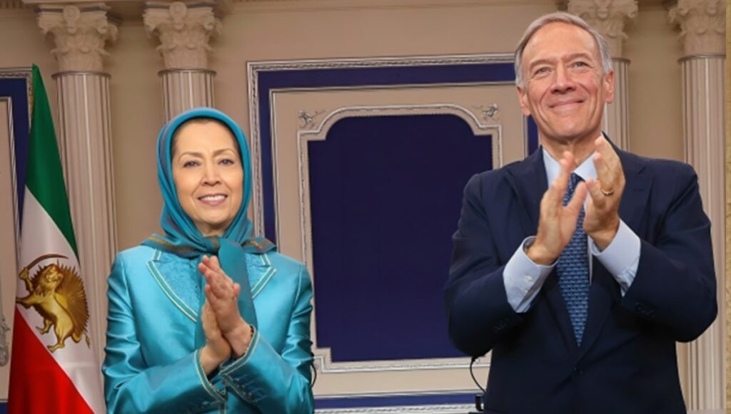 تغطية إعلامية واسعة لخطاب بومبيو في مؤتمر المقاومة الإيرانية في باريس