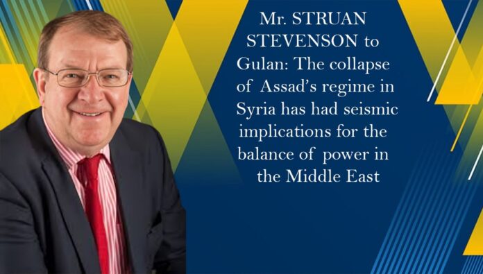 رؤية سترون ستيفنسون حول التحولات الجيوسياسية عقب انهيار نظام الأسد في سوريا