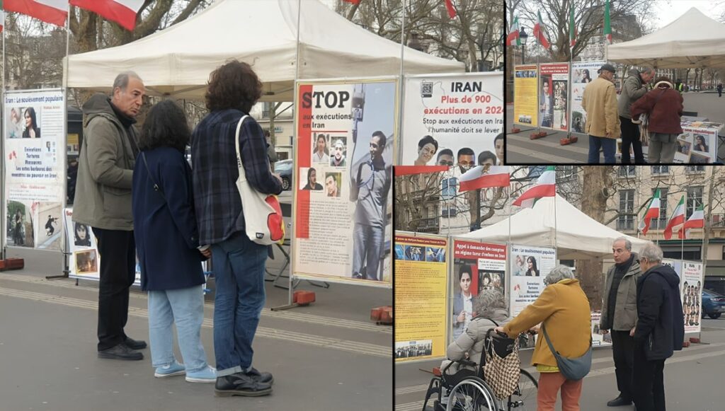معرض صور في باريس لإدانة انتهاكات حقوق الإنسان في إيران