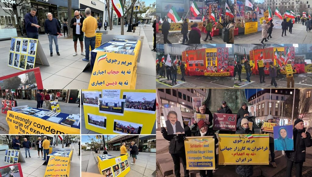 واشنطن ، باريس، فانكوفر وغوتنبرغ: مؤيدو منظمة مجاهدي خلق ينظمون فعاليات ضد النظام الإيراني