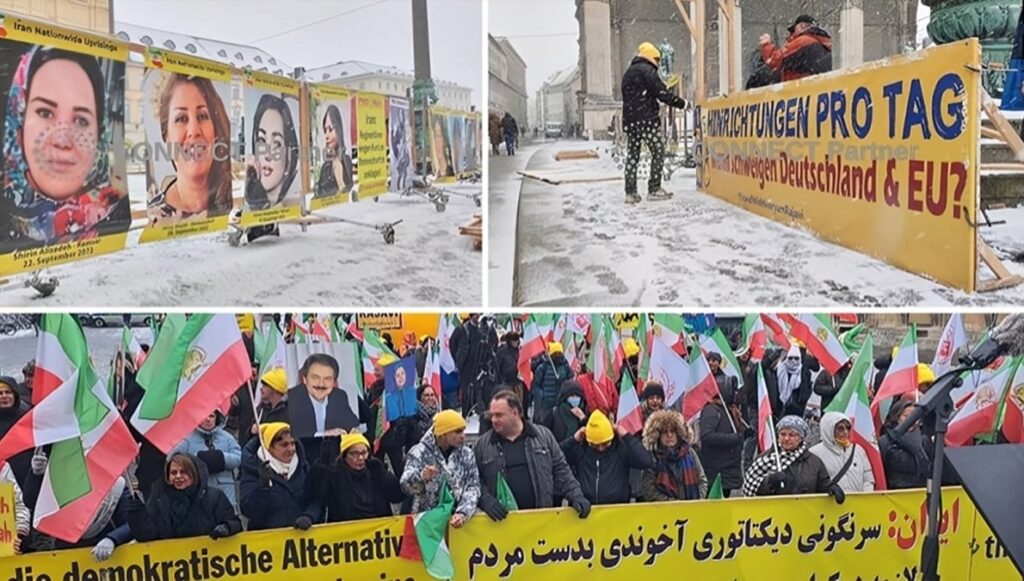 تغطية رويترز لمظاهرة الإيرانيين في ميونيخ خلال مؤتمر الأمن