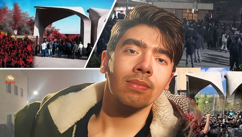 مقتل أمير محمد خالقي الوحشي يشعل انتفاضة في جامعة طهران