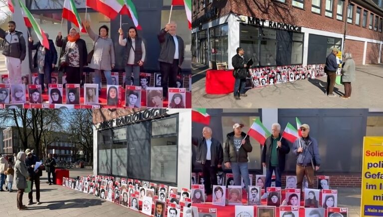 مؤيدو مجاهدي خلق في أوروبا يتظاهرون دعماً لاسقاط النظام  في إيران
