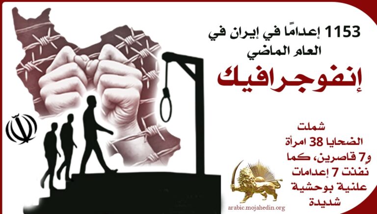 (إنفوجرافيك) – 1153 إعدامًا في إيران في العام الماضي