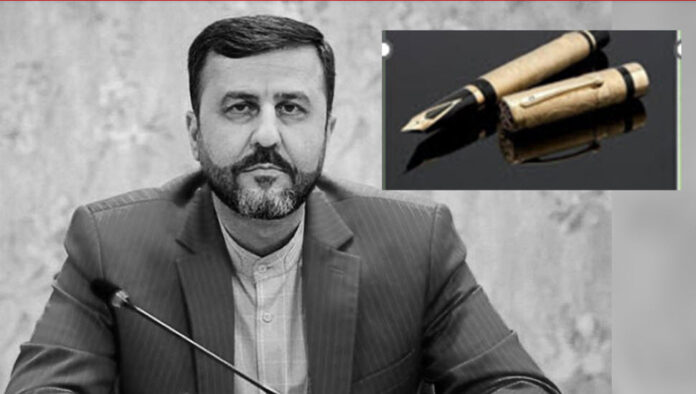 فضيحة في قلب المفاوضات: دبلوماسي إيراني يسرق قلمًا ذهبيًا خلال محادثات عمان!