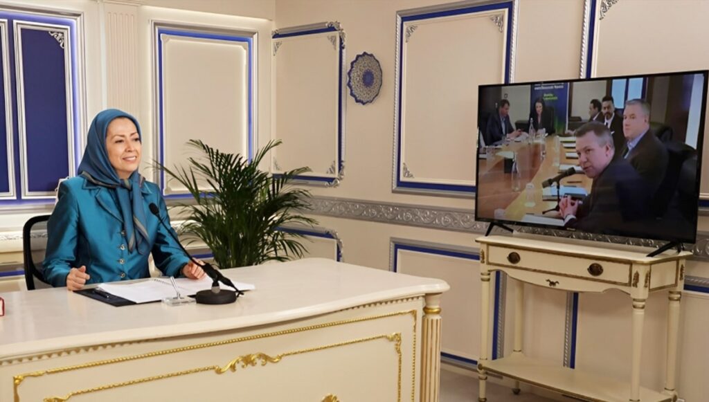 كلمة مريم رجوي بحضور أعضاء من مجلسي البرلمان الإيرلندي: نظام الملالي محاصرٌ بالغضب الشعبي والسخط الاجتماعي العميق