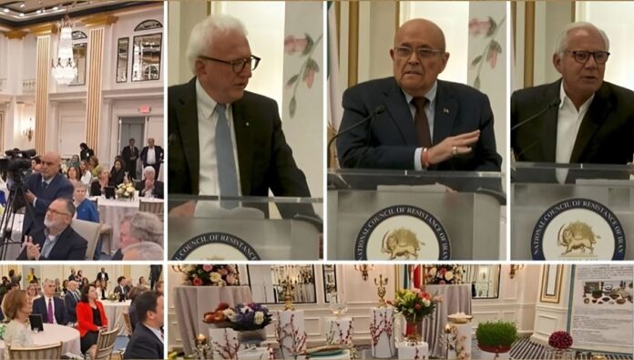 واشنطن: شخصيات أمريكية في الاجتماع النوروزي لمكتب المجلس الوطني للمقاومة الإيرانية