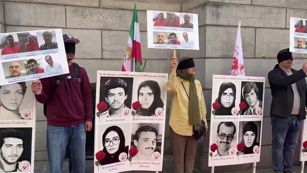 أنصار مجاهدي خلق والمقاومة الإيرانية يتظاهرون في ثماني دول رفضاً للإعدامات ودعماً للانتفاضة