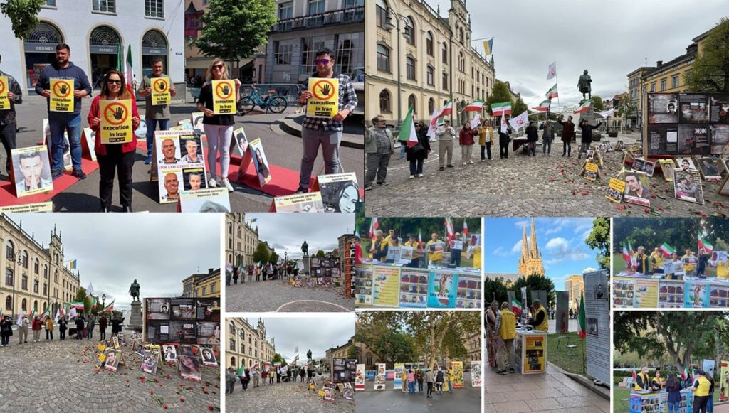 أنصار منظمة مجاهدي خلق الإيرانية يتظاهرون في سيدني وأوروبا ضد الإعدامات ويطالبون بجمهورية ديمقراطية