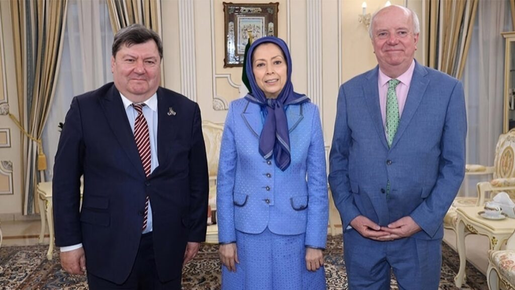 لقاء السيدة مريم رجوي مع نائبي رئيس مجموعة أحزاب الشعب الأوروبي في مجلس أوروبا