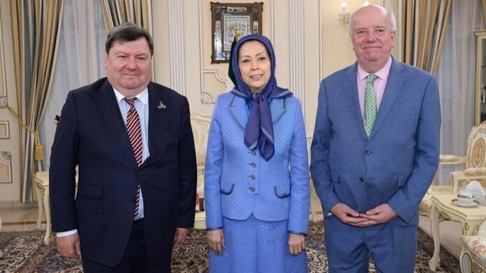 لقاء السيدة مريم رجوي مع نائبي رئيس مجموعة أحزاب الشعب الأوروبي في مجلس أوروبا 