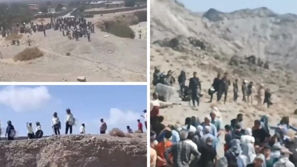 هجوم حرس النظام الإيراني على أهالي قرية دهكوهان بسبب منجم الكروميت