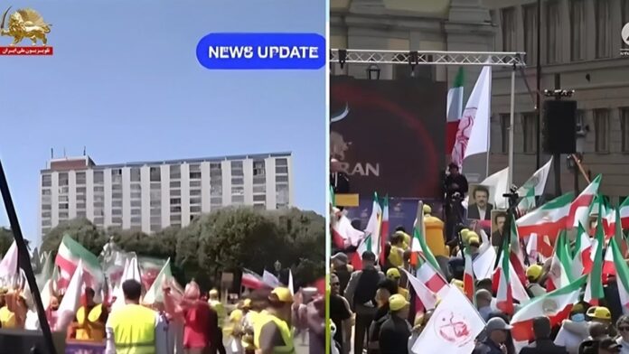 تغطية إعلامية دولية لمظاهرات المقاومة الإيرانية في أوروبا