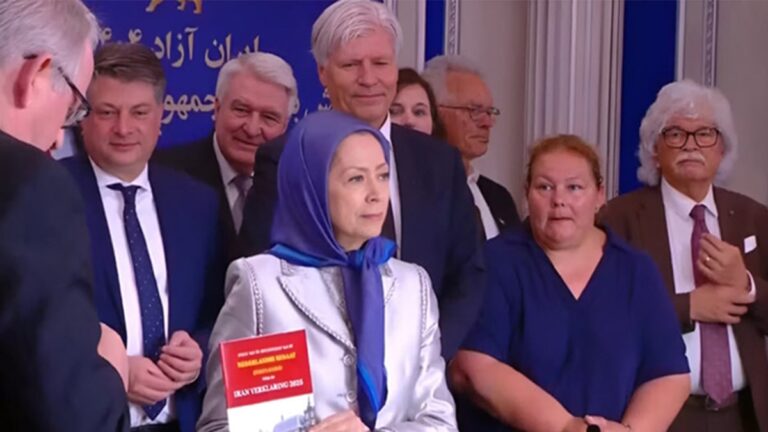 أغلبية مجلس الشيوخ الهولندي تدعم خطة مريم رجوي وتدعو لتصنيف حرس النظام كمنظمة إرهابية