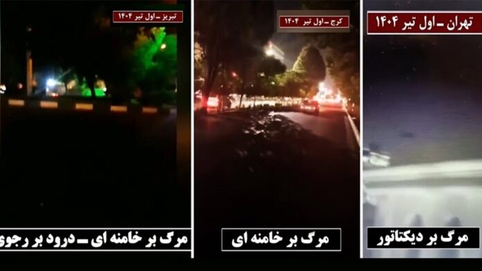 هتافات ليلية في إيران: سبيل الخلاص الوحيد هو الانتفاضة وإسقاط النظام