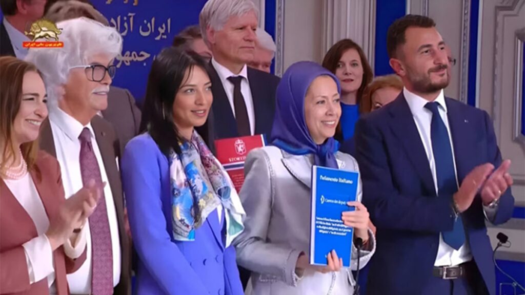 بيان أغلبية البرلمان الإيطالي يدعم خطة مريم رجوي و یطالب تصنيف حرس النظام الایراني كمنظمة إرهابية
