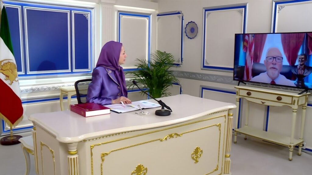 لقاء السيدة مريم رجوي مع عضو الكونغرس الأميركي راندي ويبر