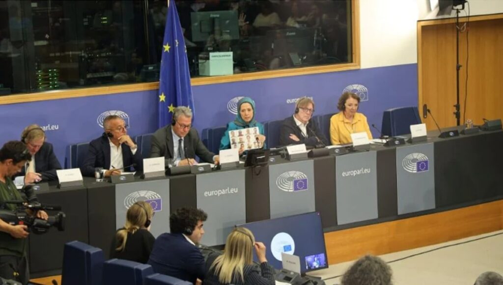 في البرلمان الأوروبي، شخصيات دولية بارزة تدعو إلى سياسة حازمة تجاه إيران ودعم المقاومة