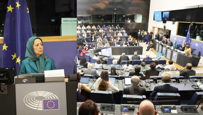 أنسا الإيطالية: مريم رجوي تؤكد أن الحل يكمن في ثورة شعبية في إيران