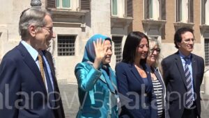 مريم رجوي من روما تدعو إلى الاعتراف بحق الشعب الإيراني في مواجهة الملالي