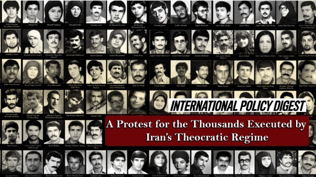 باليسي دايجست: احتجاج من أجل آلاف أعدمهم النظام الإيراني