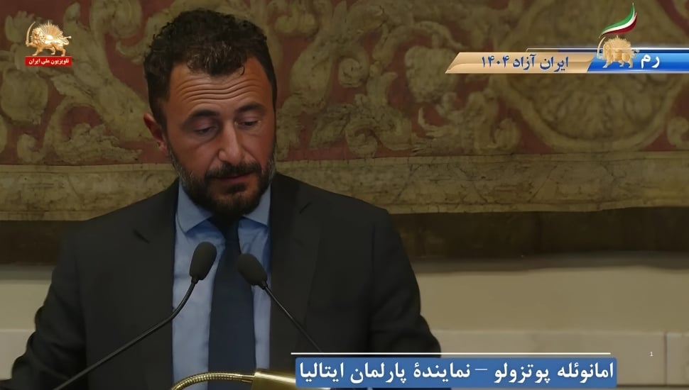 النائب الإيطالي بوتزولو: مع كل لقاء بالسيدة رجوي نقترب أكثر من ضرورة تغيير النظام في إيران