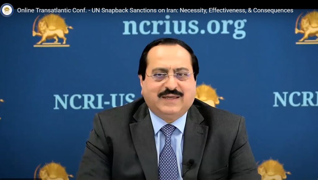 خبراء في مؤتمر للمجلس الوطني للمقاومة الإيرانية يرحبون بآلية الزناد ويدعون لإنهاء برنامج النظام النووي