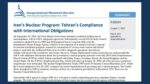 موقع الكونغرس الأمريكي يؤكد: كشف المقاومة الإيرانية عام 2002 كان نقطة انطلاق الأزمة النووية