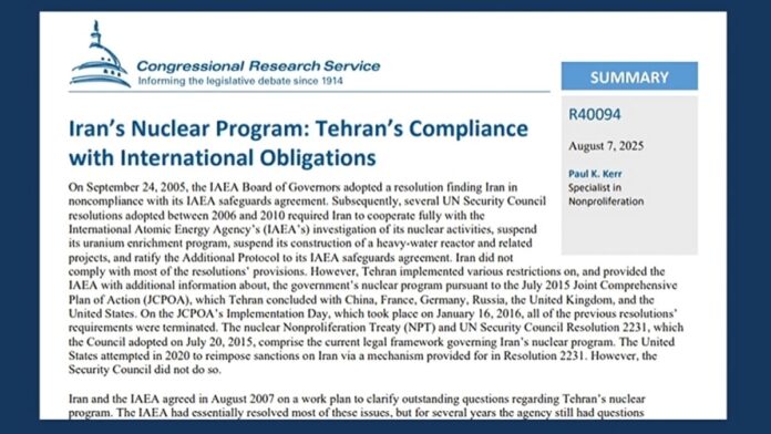 موقع الكونغرس الأمريكي يؤكد: كشف المقاومة الإيرانية عام 2002 كان نقطة انطلاق الأزمة النووية