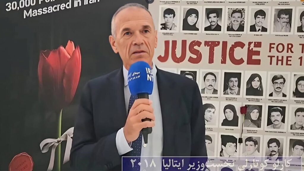 رئيس وزراء إيطاليا الأسبق: الخيار الثالث هو الخيار الوحيد.. تغيير النظام الذي يحققه الشعب الإيراني