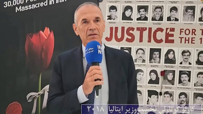 رئيس وزراء إيطاليا الأسبق: الخيار الثالث هو الخيار الوحيد.. تغيير النظام الذي يحققه الشعب الإيراني