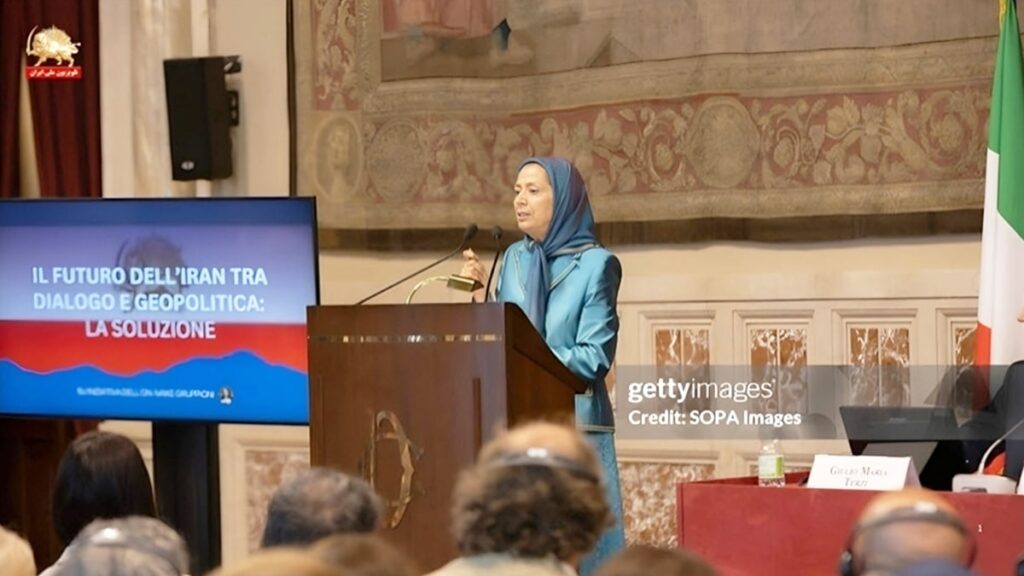 وسائل الإعلام الدولية تسلط الضوء على فعاليات المقاومة الإيرانية في روما بقيادة مريم رجوي