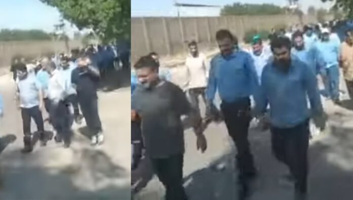 استمرار احتجاجات عمال المجموعة الوطنية لصناعات الفولاذ في الأهواز