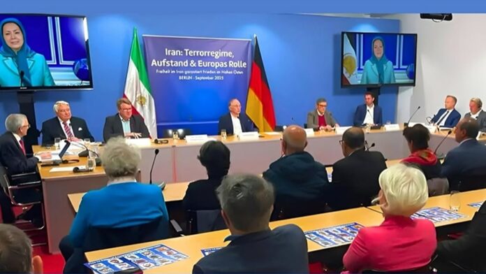 مؤتمر برلين بحضور برلمانيين ألمان: دعم دولي لخطة مريم رجوي والاعتراف بحق الشعب الإيراني في المقاومة
