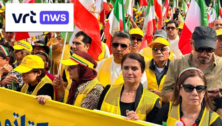 احتجاج الآلاف في بروكسل ضد القمع في إيران