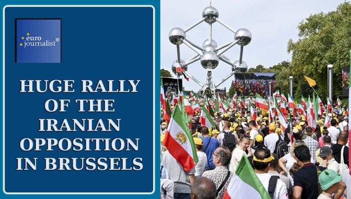 يورو جورناليست : تجمع ضخم في بروكسل ـ لا للحرب الخارجية ولا للاسترضاء، نعم لإسقاط النظام