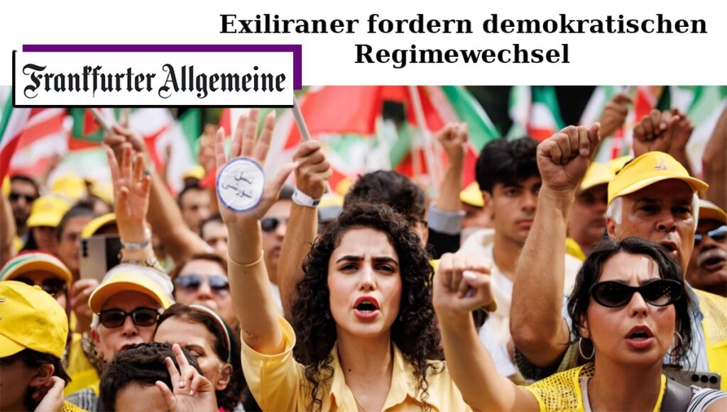فرانكفورتر ألغماينه: إيرانيو المنفى يرفضون الحرب والاسترضاء ويدعون إلى "خيار ثالث"