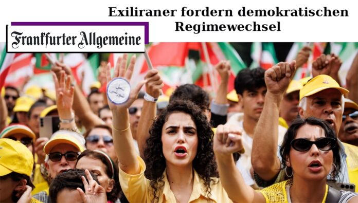 فرانكفورتر ألغماينه: إيرانيو المنفى يرفضون الحرب والاسترضاء ويدعون إلى 