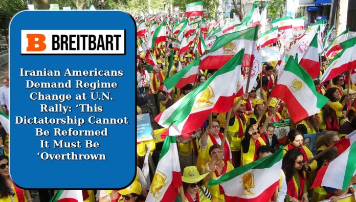 آلاف الإيرانيين في نيويورك ينددون ببزشكيان ويؤكدون: 